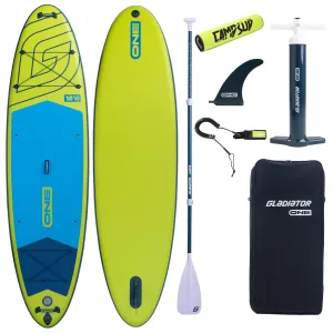 Deska SUP Gladiator ONE 10'8" Lime z bojką na wiosło
