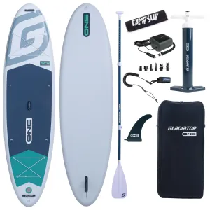 Deska SUP Gladiator ONE 10'8" White z pompką elektryczną PBG6 i bojka