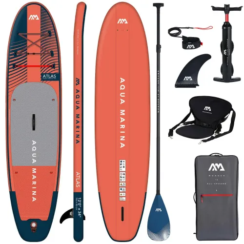 Deska SUP Aqua Marina Atlas 12'0" BT-23ATP z siedziskiem kajakowym