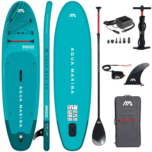 Deska SUP Aqua Marina Breeze 9'10 BT-23BRPB + pompka elektryczna AM EP-T16