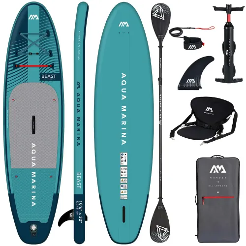 Deska SUP Aqua Marina Beast 10'6" BT-23BEP z wiosłem i siedziskiem kajakowym