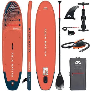 Zdjęcie produktu - Deska SUP Aqua Marina Monster 12'0" BT-23MOP + pompka elektryczna AM EP-T16