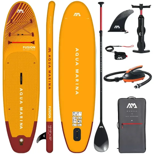 Deska SUP Aqua Marina Fusion 10'10" BT-23FUP z pompką elektryczną AM EP-T16