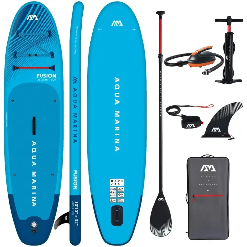 Deska SUP Aqua Marina Fusion 10'10" BT-23FUPB z pompką elektryczną AM EP-T16