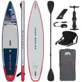 Deska SUP Aqua Marina Hyper 12'6" BT-23HY02 Navy Blue z wiosłem i siedziskiem kajakowym