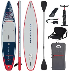 Zdjęcie produktu - Deska SUP Aqua Marina Hyper 12'6" BT-23HY02 Navy Blue COMBO