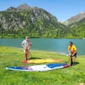 Deska SUP Aqua Marina Hyper 12'6" BT-23HY02 Navy Blue z wiosłem i siedziskiem kajakowym