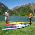 Deska SUP Aqua Marina Hyper 12'6" BT-23HY02 Navy Blue z wiosłem i siedziskiem kajakowym