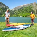 Deska SUP Aqua Marina Hyper 12'6" BT-23HY02 Navy Blue z wiosłem i siedziskiem kajakowym