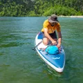 Deska SUP Aqua Marina Hyper 12'6" BT-23HY02 Navy Blue z wiosłem i siedziskiem kajakowym