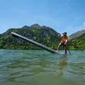 Deska SUP Aqua Marina Hyper 12'6" BT-23HY02 Navy Blue z wiosłem i siedziskiem kajakowym