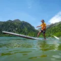 Deska SUP Aqua Marina Hyper 12'6" BT-23HY02 Navy Blue z wiosłem i siedziskiem kajakowym