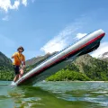 Deska SUP Aqua Marina Hyper 12'6" BT-23HY02 Navy Blue z wiosłem i siedziskiem kajakowym