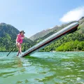 Deska SUP Aqua Marina Hyper 12'6" BT-23HY02 Navy Blue z wiosłem i siedziskiem kajakowym