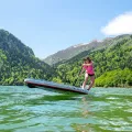 Deska SUP Aqua Marina Hyper 12'6" BT-23HY02 Navy Blue z wiosłem i siedziskiem kajakowym