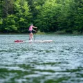 Deska SUP Aqua Marina Hyper 12'6" BT-23HY02 Navy Blue z wiosłem i siedziskiem kajakowym