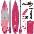 Deska SUP Aqua Marina Coral Touring 11'6" BT-23CTPR Raspberry z pompką elektryczną AM EP-T16