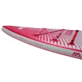 Deska SUP Aqua Marina Coral Touring 11'6" BT-23CTPR Raspberry z wiosłem i siedziskiem kajakowym, pompką elektryczną AM EP-T16 i bojką na wiosło