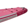Deska SUP Aqua Marina Coral Touring 11'6" BT-23CTPR Raspberry z wiosłem i siedziskiem kajakowym, pompką elektryczną AM EP-T16 i bojką na wiosło