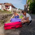 Deska SUP Aqua Marina Coral Touring 11'6" BT-23CTPR Raspberry z wiosłem i siedziskiem kajakowym, pompką elektryczną AM EP-T16 i bojką na wiosło