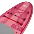 Deska SUP Aqua Marina Coral 10'2" BT-23COPR (Raspberry) zestaw podstawowy