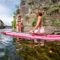 Deska SUP Aqua Marina Coral 10'2" BT-23COPR Raspberry z wiosłem i siedziskiem kajakowym