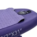 Deska SUP Aqua Marina Coral 10'2" BT-23COPN z wiosłem i siedziskiem kajakowym, pompką elektryczną AM EP-T16 oraz  bojką na wiosło