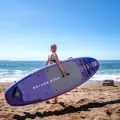 Deska SUP Aqua Marina Coral 10'2" BT-23COPN z wiosłem i siedziskiem kajakowym, pompką elektryczną AM EP-T16 oraz  bojką na wiosło