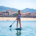 Deska SUP Aqua Marina Coral 10'2" BT-23COPN z wiosłem i siedziskiem kajakowym, pompką elektryczną AM EP-T16 oraz  bojką na wiosło