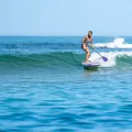 Deska SUP Aqua Marina Coral 10'2" BT-23COPN z wiosłem i siedziskiem kajakowym, pompką elektryczną AM EP-T16 oraz  bojką na wiosło