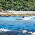 Deska SUP Aqua Marina Coral 10'2" BT-23COPN z wiosłem i siedziskiem kajakowym, pompką elektryczną AM EP-T16 oraz  bojką na wiosło
