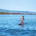 Deska SUP Aqua Marina Coral 10'2" BT-23COPN z wiosłem i siedziskiem kajakowym, pompką elektryczną AM EP-T16 oraz  bojką na wiosło