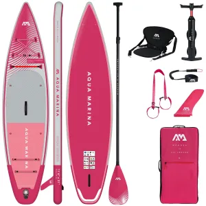 Deska SUP Aqua Marina Coral Touring 11'6" BT-23CTPR Raspberry SIEDZISKO