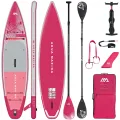 Deska SUP Aqua Marina Coral Touring 11'6" BT-23CTPR Raspberry z wiosłem kajakowym