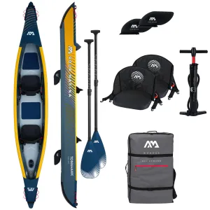 Kajak Aqua Marina Tomahawk Air-K 440 + 2 wiosła kanoe CP-1