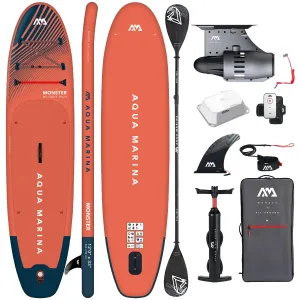 Elektryczna deska SUP Aqua Marina E-Monster 12'0" z wiosłem kajakowym