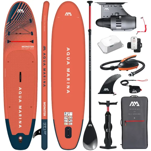 Elektryczna deska SUP Aqua Marina E-Monster 12'0" z pompką elektryczną