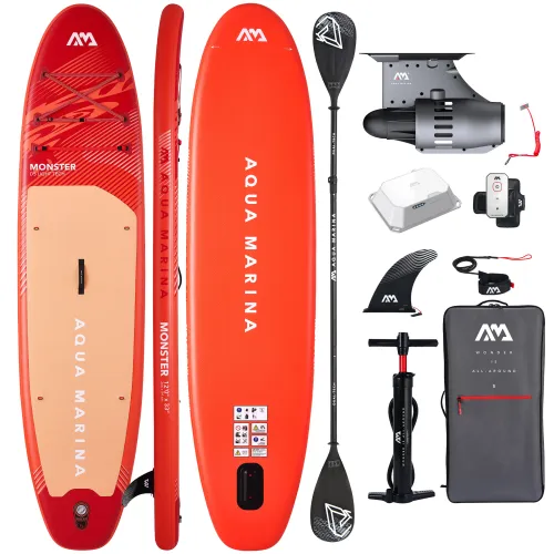 Elektryczna deska SUP Aqua Marina E-Monster 12'0" z wiosłem kajakowym 2026