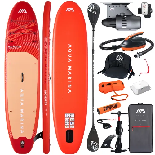 Elektryczna deska SUP Aqua Marina E-Monster 12'0" SUPER COMBO HIGH 2026