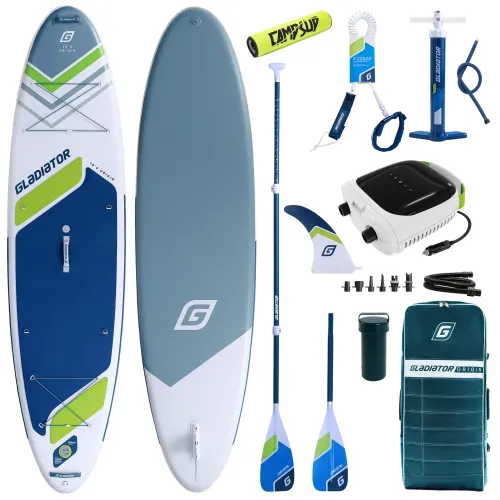 Deska SUP Gladiator Origin 10'6" 2026 z wiosłem kajakowym i bojką oraz pompką elektryczną PBG-8