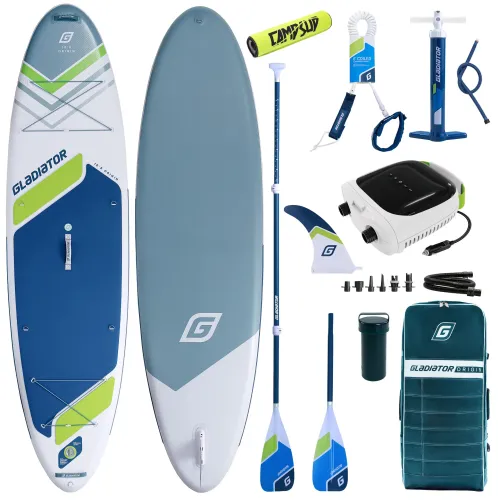 Deska SUP Gladiator Origin 10'8" 2026 z wiosłem kajakowym, bojką i pompką elektryczną PBG-8