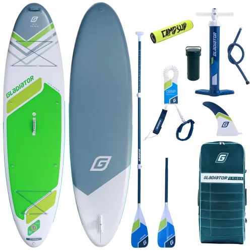 Deska SUP Gladiator Origin SC 10'8" 2026 z wiosłem kajakowym i bojką do wiosła
