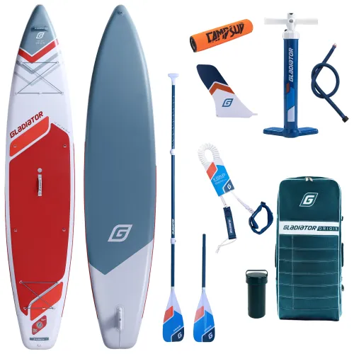 Deska SUP Gladiator Origin SC 12'6" Touring 2026 z wiosłem kajakowym i bojką do wiosła