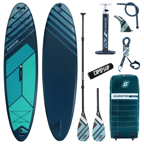 Deska SUP Gladiator Pro 10'6" 2026 z wiosłem kajakowym i bojką do wiosła