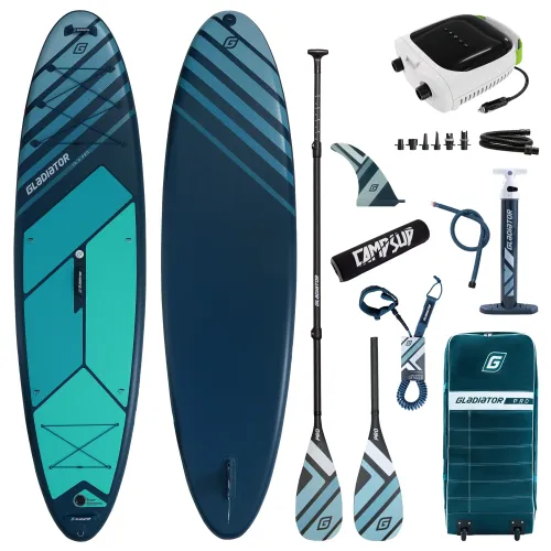 Deska SUP Gladiator Pro 10'6" 2026 z wiosłem kajakowym, bojką i pompka elektryczną PBG-8