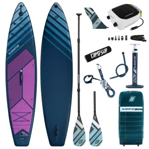 Deska SUP Gladiator Pro 11'2" 2026 z wiosłem kajakowym, bojką i pompką elektryczną PBG-8