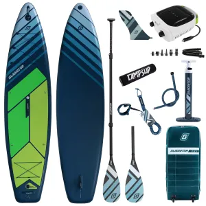 Deska SUP Gladiator Pro 11'6" 2026 z wiosłem kajakowym, bojką do wiosła i pompką elektryczną PBG-8