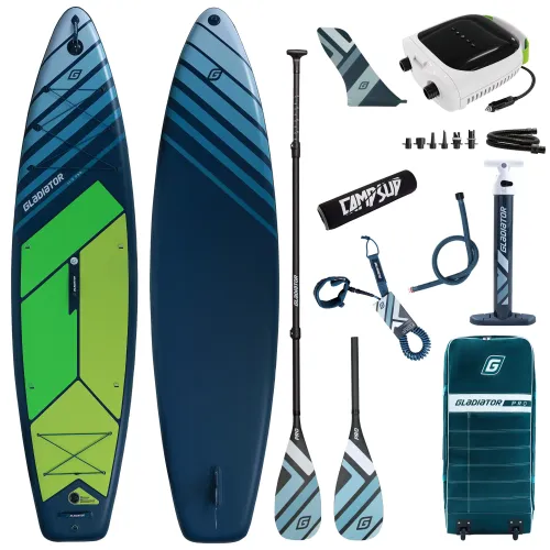 Deska SUP Gladiator Pro 11'6" 2026 z wiosłem kajakowym, bojką do wiosła i pompką elektryczną PBG-8