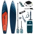 Deska SUP Gladiator Pro 12'6" Sport 2026 z wiosłem kajakowym, bojką do wiosła i pompką elektryczną PBG-8