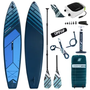 Deska SUP Gladiator Pro 12'6" Wide 2026 z wiosłem kajakowym, bojką i pompką elektryczną PBG-8